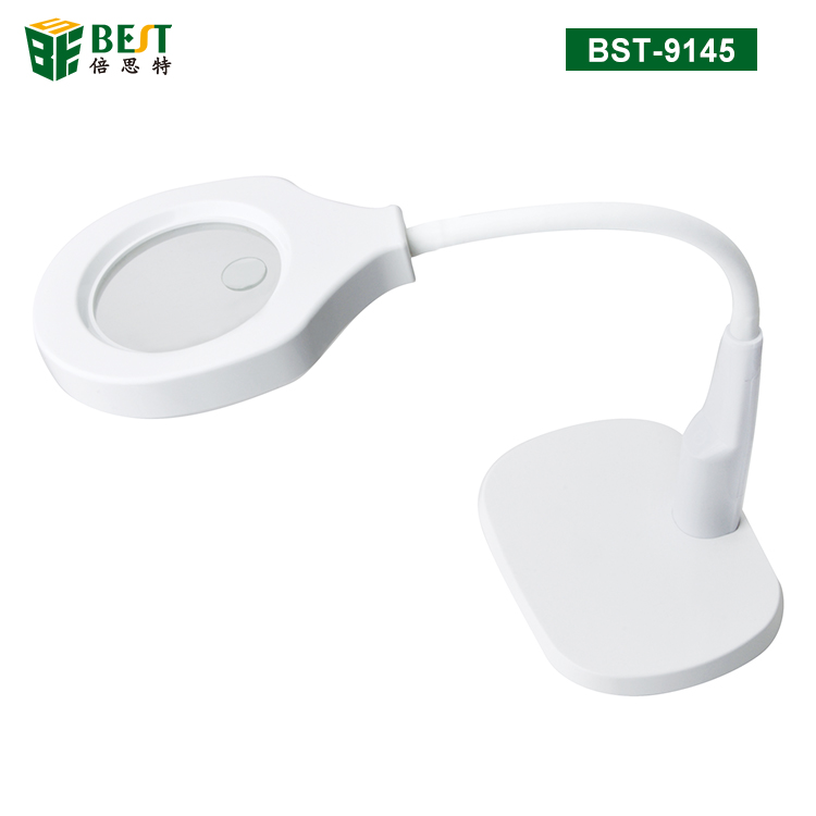 BST-9145 白色LED放大鏡臺燈