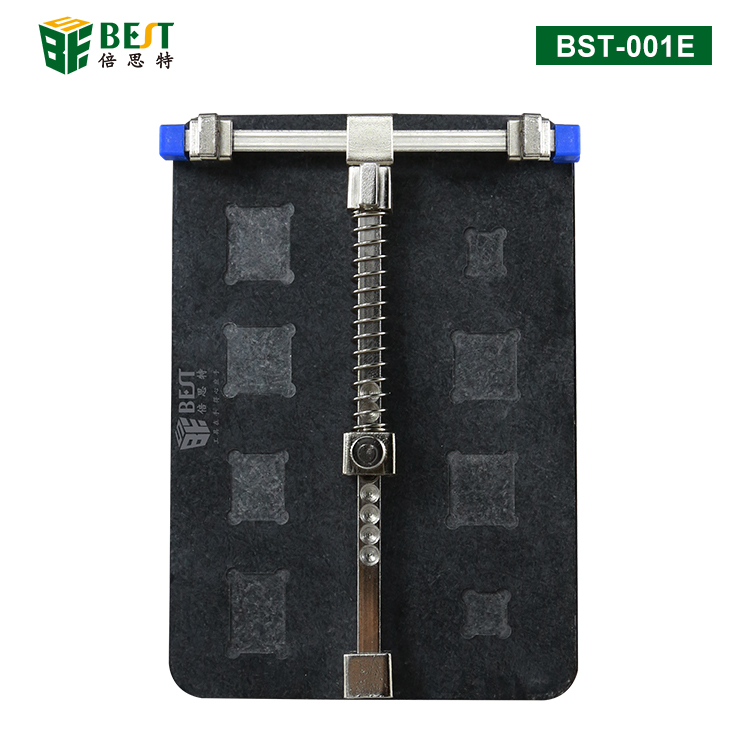BST-001E 加厚型合成石 維修卡具帶IC凹槽 維修夾具平臺(tái)（黑色）