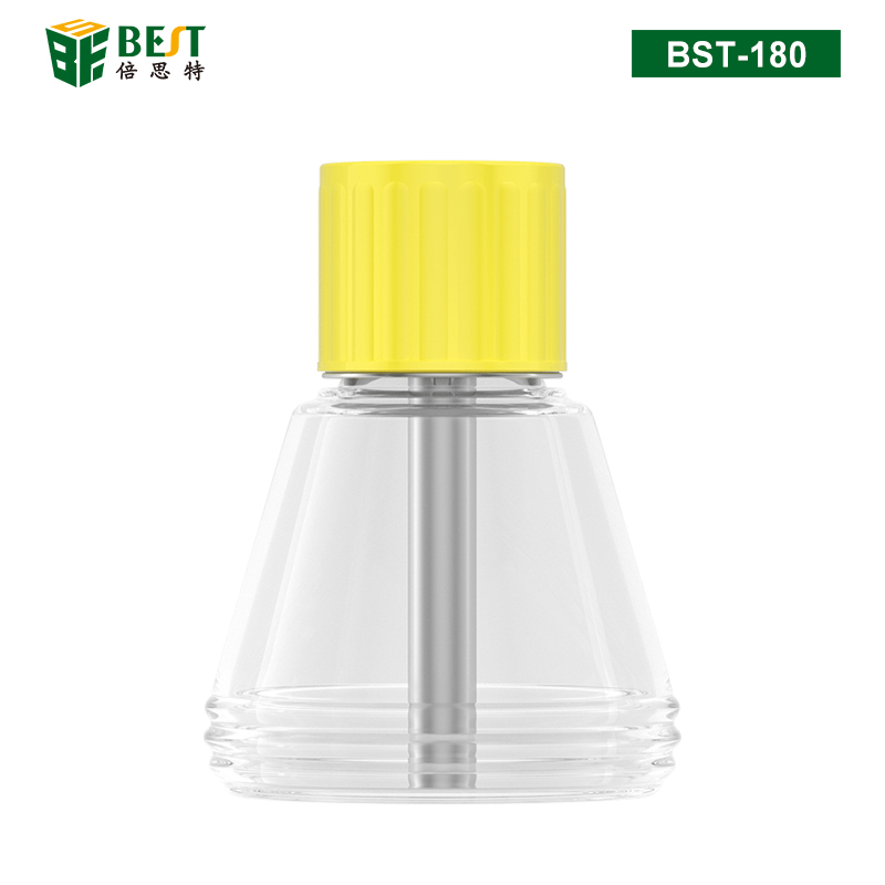 BST-180 玻璃酒精瓶 按壓式玻璃酒精壺 手機維修洗板水天拿水工業(yè)專用